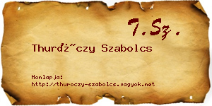 Thuróczy Szabolcs névjegykártya